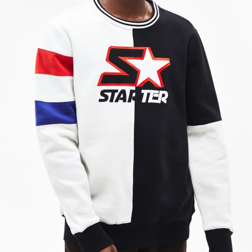 Starter Colorblock Crew Neck Sweatshirt